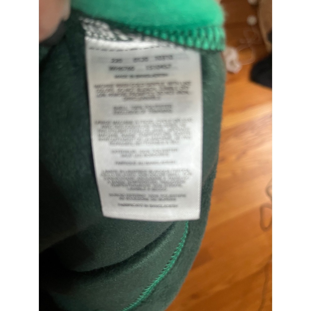 Columbia Kids Fleece Full Zip Jacket Green Colorblock Mock Neck XS 6/7 NWOT - Picture 5 of 5